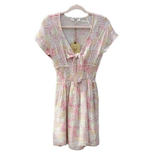 True Craft Southern Design Cottage Core Floral Midi Summer Dress Size XS‎ NWT